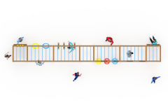 Halatlı Tırmanma B-PTR-200 PTR-221 | Parkur ve Halatlı Tırmanma Oyun Grupları | Erse Kent Mobilyaları